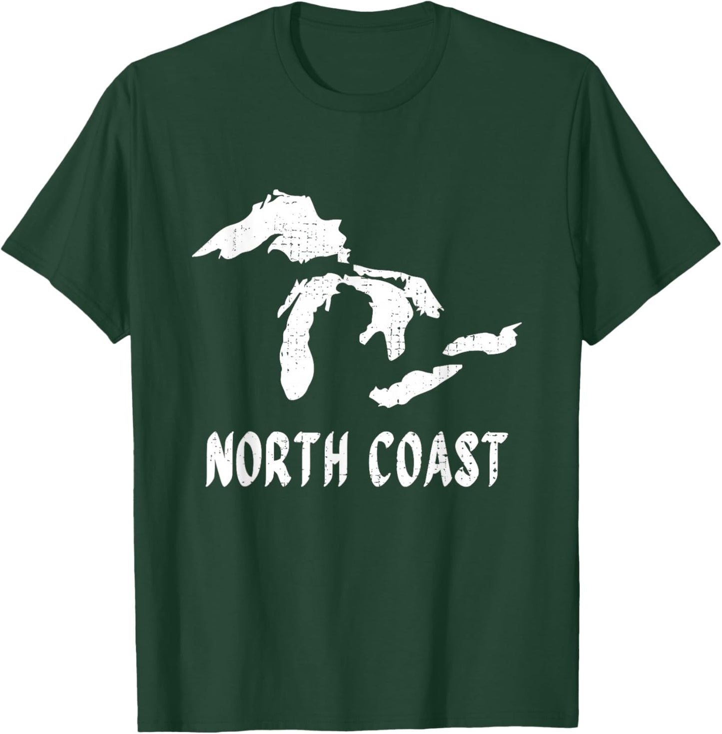 Unsalted Michigan, Great, Lakes, Michiganians, Traverse City T-Shirt - T-Shirt | Forest