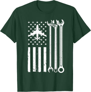 Aircraft Mechanic design Women Aviation Maintenance T-Shirt - T-Shirt | Forest