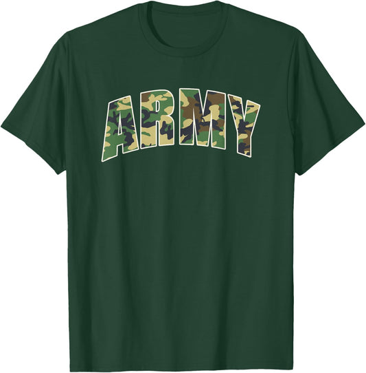 Green Army Camo T-Shirt - T-Shirt | Forest