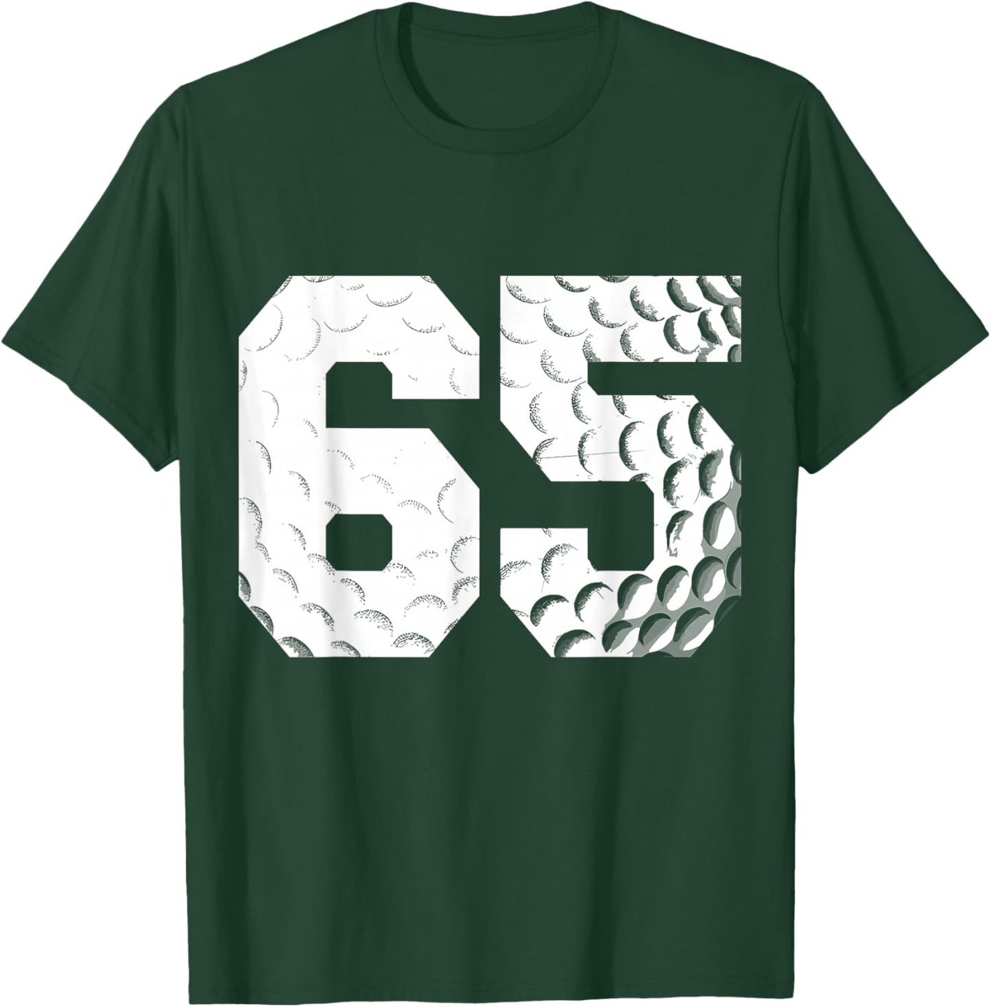 65th Birthday Men Golf Player Golf 65 Years Old T-Shirt - T-Shirt | Forest