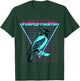 Purple Martin Bird Aesthetic Retro Bird Lover T-Shirt - T-Shirt | Forest