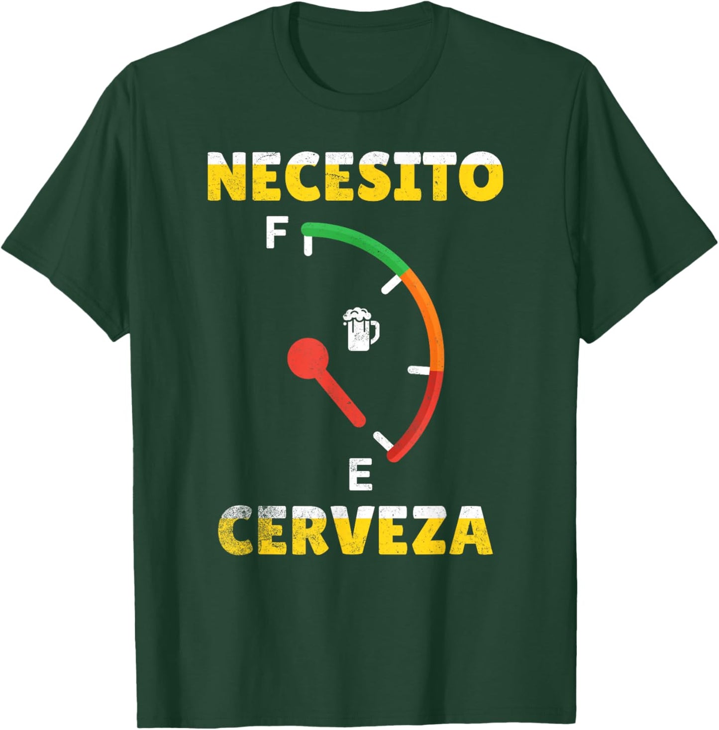 I Need Beer Necesito Cerveza In Spanish Funny Cinco De Mayo T-Shirt - T-Shirt | Forest