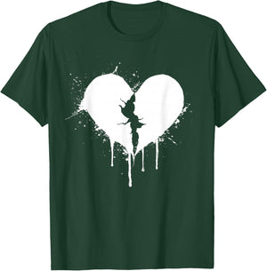 Broken Heart Emo Grunge Aesthetic Gothic Fashion T-Shirt - T-Shirt | Forest