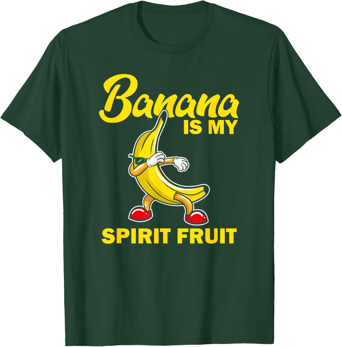 Funny Banana Is My Spirit Fruit Lover Gift Quote Love Gifts T-Shirt - T-Shirt | Forest
