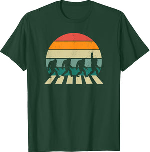 Funny Yeti Sasquatch Bigfoot Road To The Abbey Band Parody T-Shirt - T-Shirt | Forest