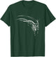 Alien: Romulus Xenomorph Distressed Drip Profile T-Shirt - T-Shirt | Forest