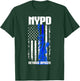 NYPD New York Police Department Statue of Liberty Retired T-Shirt - T-Shirt | Forest