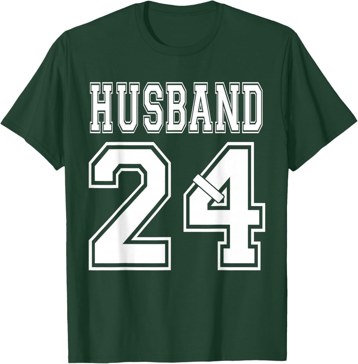 2024 Husband Wife Matching Engagement Party Honeymoon T-Shirt - T-Shirt | Forest