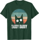 Tabby Daddy Cat Daddy Orange Kitty Vintage Retro 2021 T-Shirt - T-Shirt | Forest