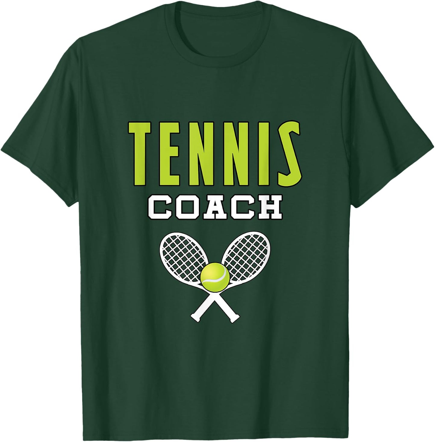 Tennis Coach T-Shirt - T-Shirt | Forest
