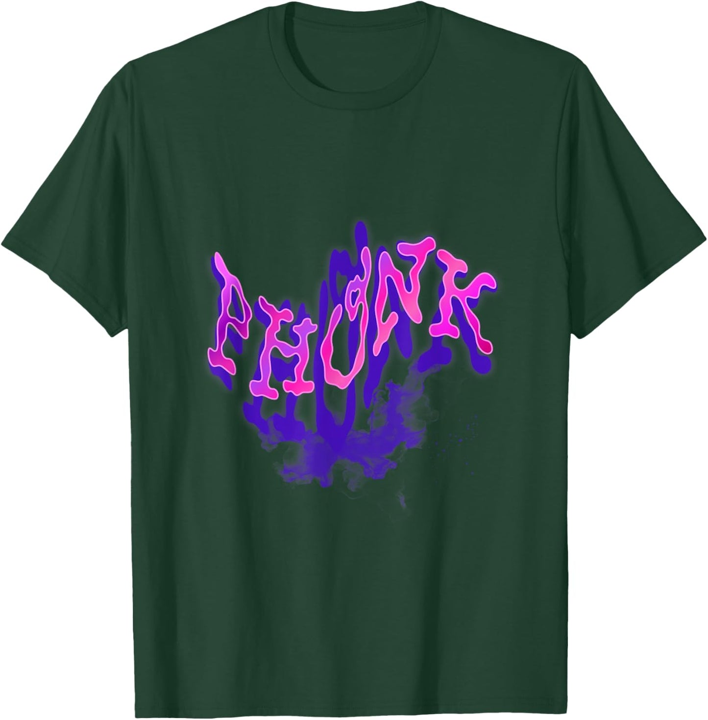 Vibrant Phonk Music Psychedelic Rave Aesthetic Culture Vibes T-Shirt - T-Shirt | Forest