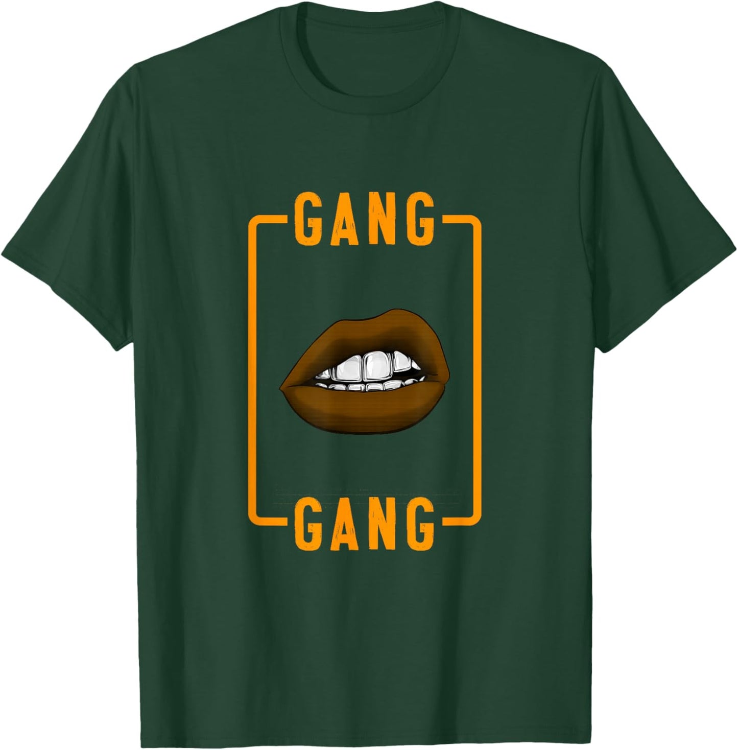 Orange Color Gang-x2 Orange Graphic T-Shirt - T-Shirt | Forest