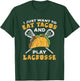 I Just Want To Eat Tacos And Play Lacrosse I Lacrosse Player T-Shirt - T-Shirt | Forest