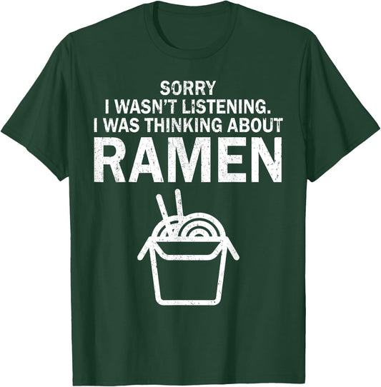 Kawaii Ramen Japanese Noodle Food Anime Funny Gift T-Shirt - T-Shirt | Forest