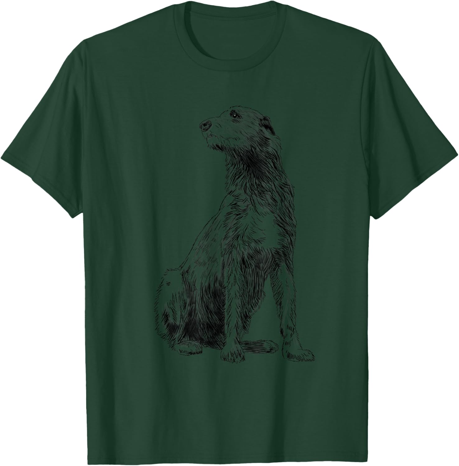 Irish Wolfhound Dog Women Kids T-Shirt - T-Shirt | Forest