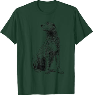 Irish Wolfhound Dog Women Kids T-Shirt - T-Shirt | Forest