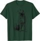 Irish Wolfhound Dog Women Kids T-Shirt - T-Shirt | Forest
