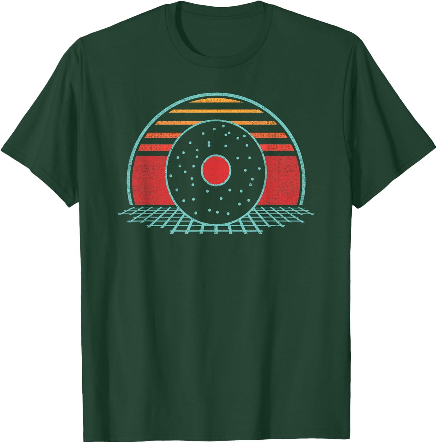 Bagel Retro Vintage 80s Style Gift T-Shirt - T-Shirt | Forest