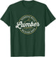 Retro Morning Wood Lumber Company Camping Woodman Small T-Shirt - T-Shirt | Forest