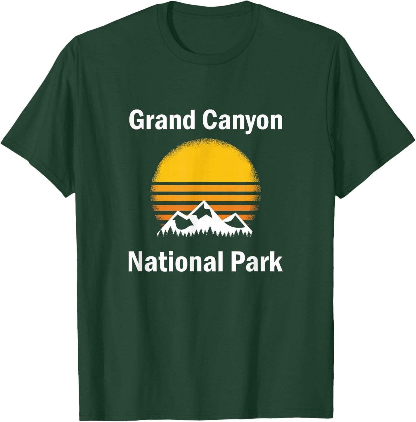 Grand Canyon National Park Mountain Sunset T-Shirt - T-Shirt | Forest