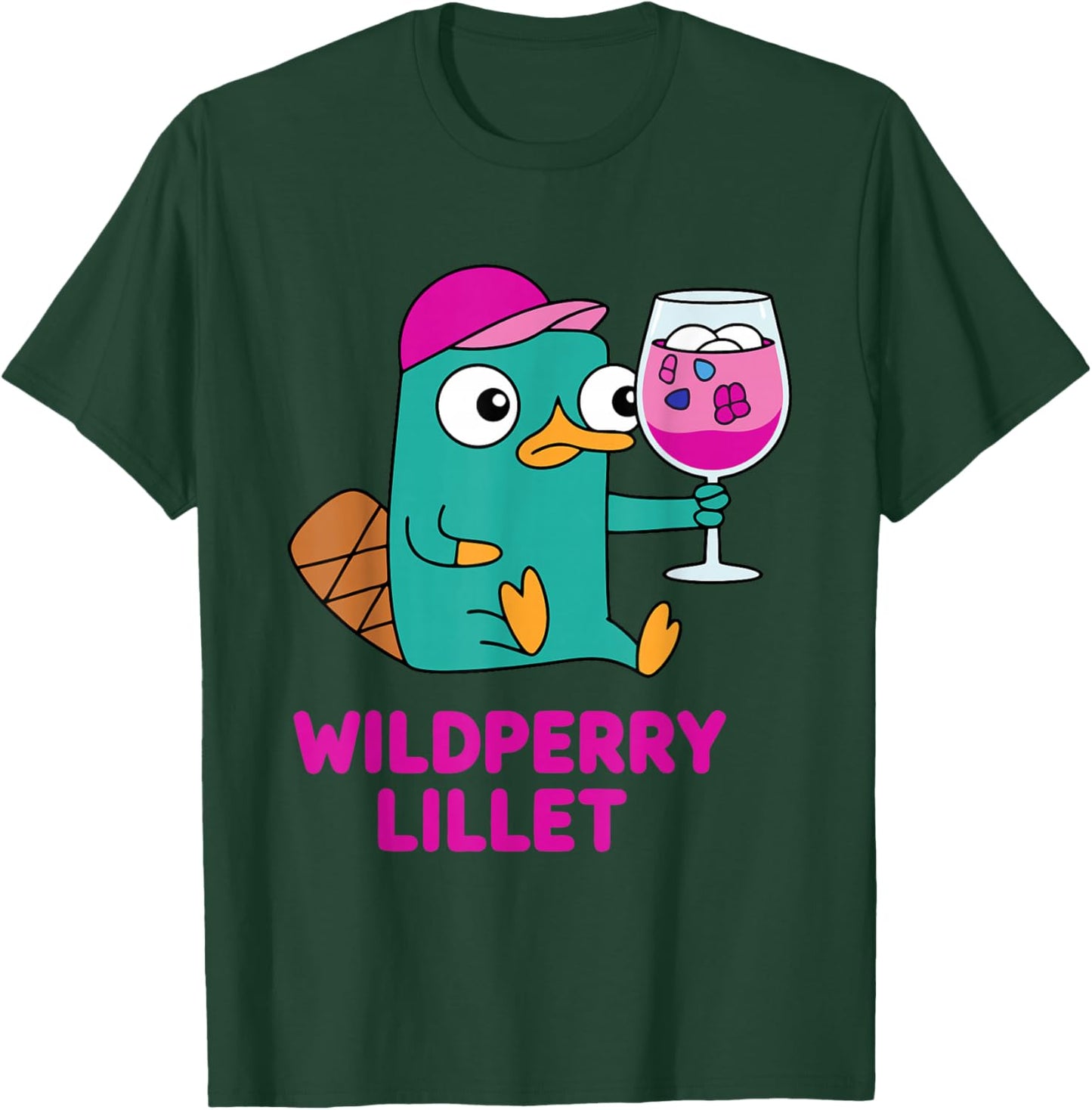 Lustiges Schnabeltier Wildpeery Lillet - Cocktail Party T-Shirt - T-Shirt | Forest