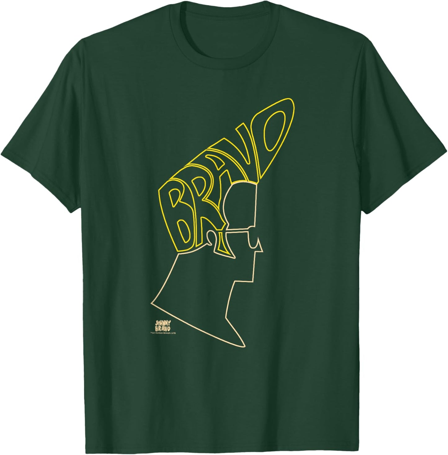 Johnny Bravo Hair T-Shirt - T-Shirt | Forest