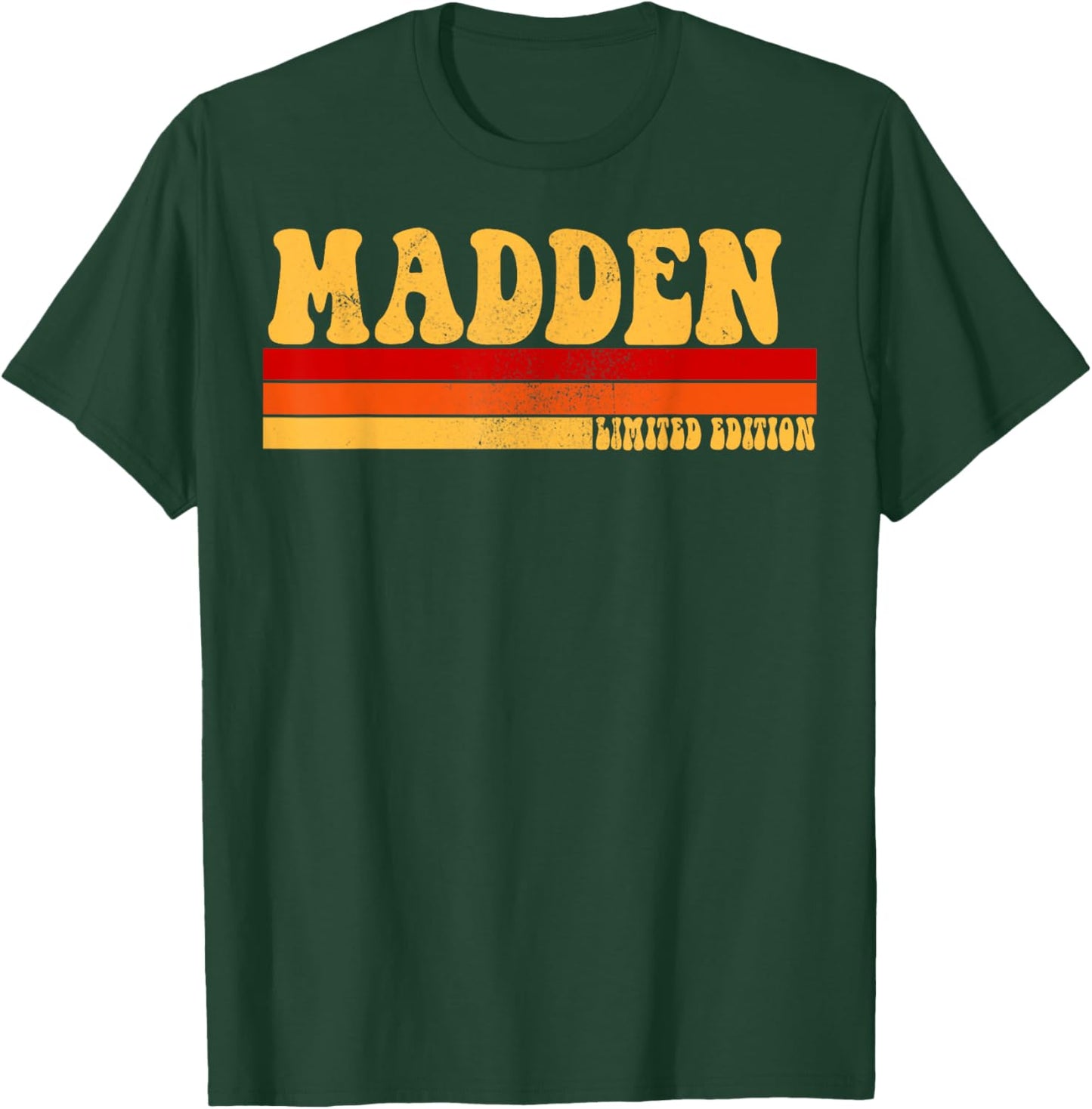 MADDEN Name Personalized Idea Men Retro Vintage MADDEN T-Shirt - T-Shirt | Forest