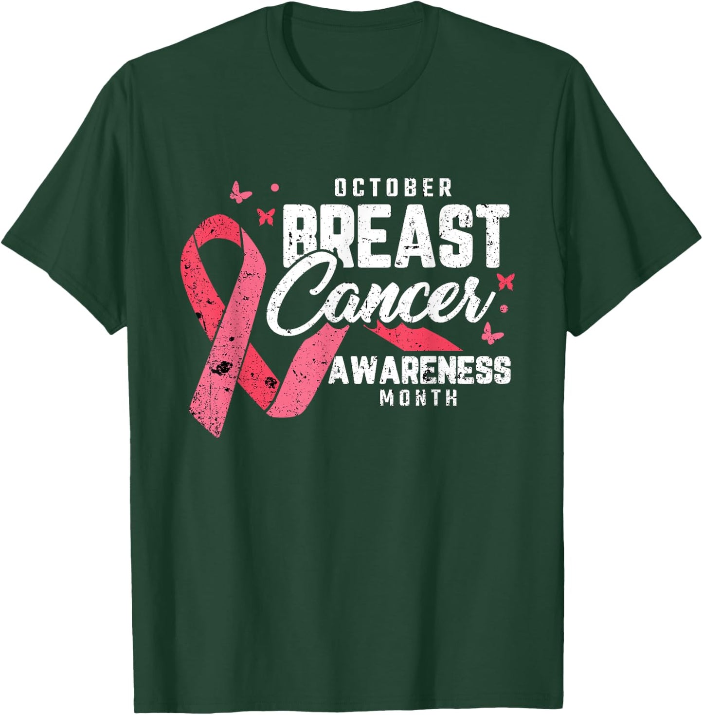 Breast Cancer Awareness Month October Inspirational Gifts T-Shirt - T-Shirt | Forest