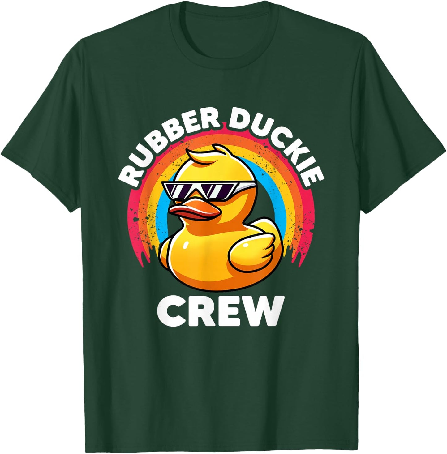 Rubber Duckie Crew I Love Ducks Lovers Funny Rubber Duck T-Shirt - T-Shirt | Forest