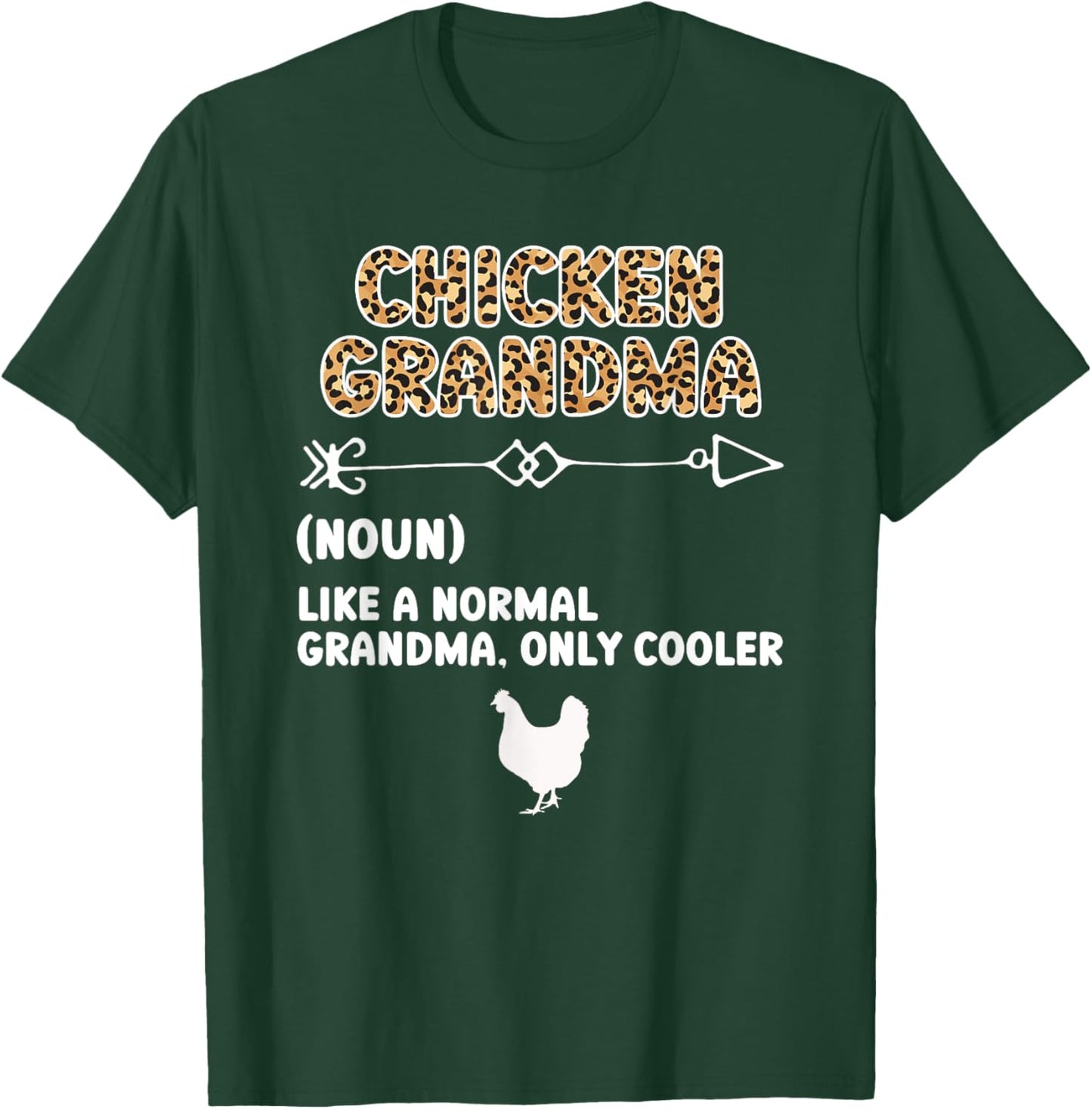 Chicken Grandma Definition Chicken Owner Chicken Farmer T-Shirt - T-Shirt | Forest
