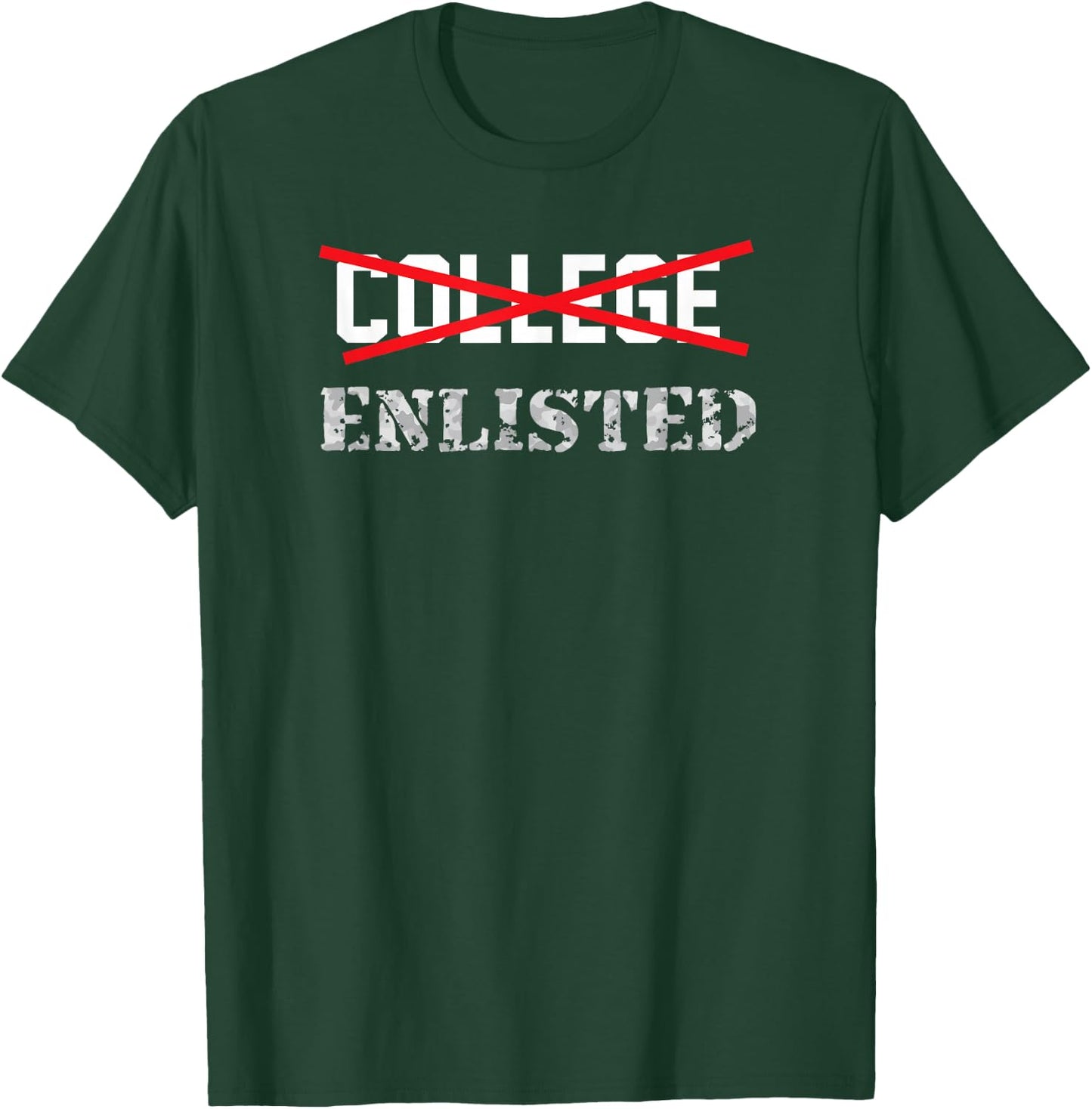 College X Enlisted T-Shirt - T-Shirt | Forest