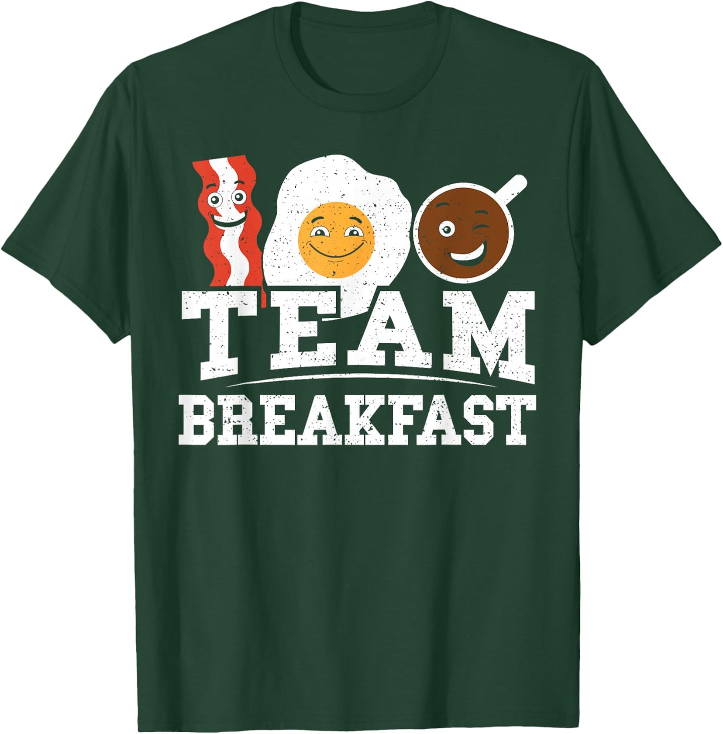 Breakfast: Team Breakfast - Eggs T-Shirt - T-Shirt | Forest