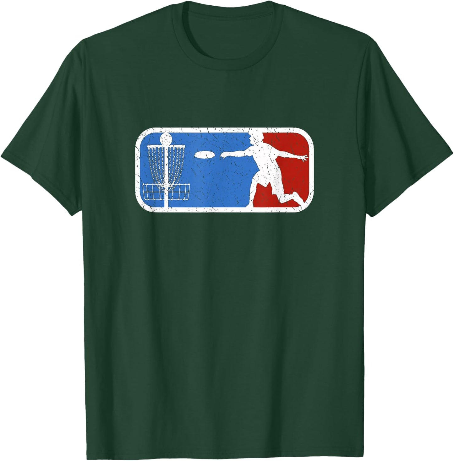 Vintage Disc Golf Graphic Basket Gifts Ultimate Frisbee T-Shirt - T-Shirt | Forest