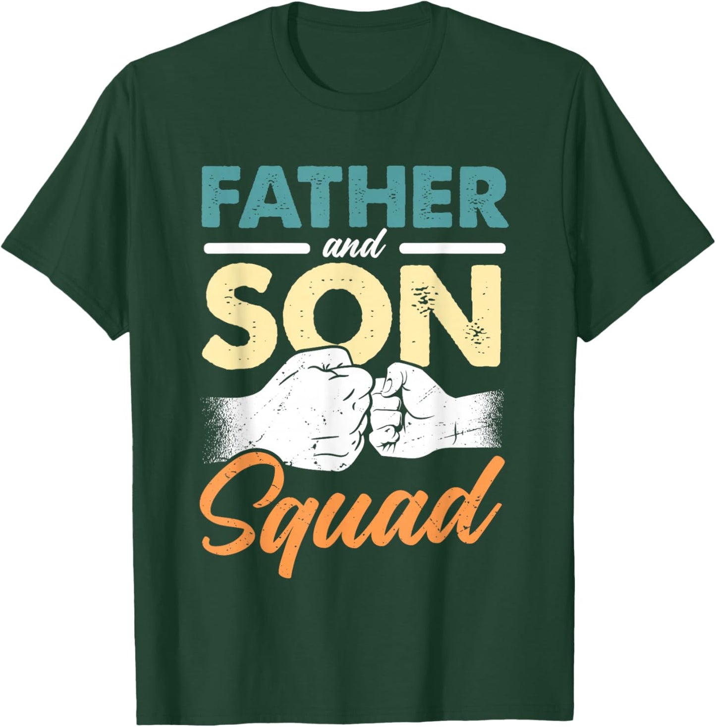 Father Son Squad Dad Sons Father's Day Matching Father Son T-Shirt - T-Shirt | Forest