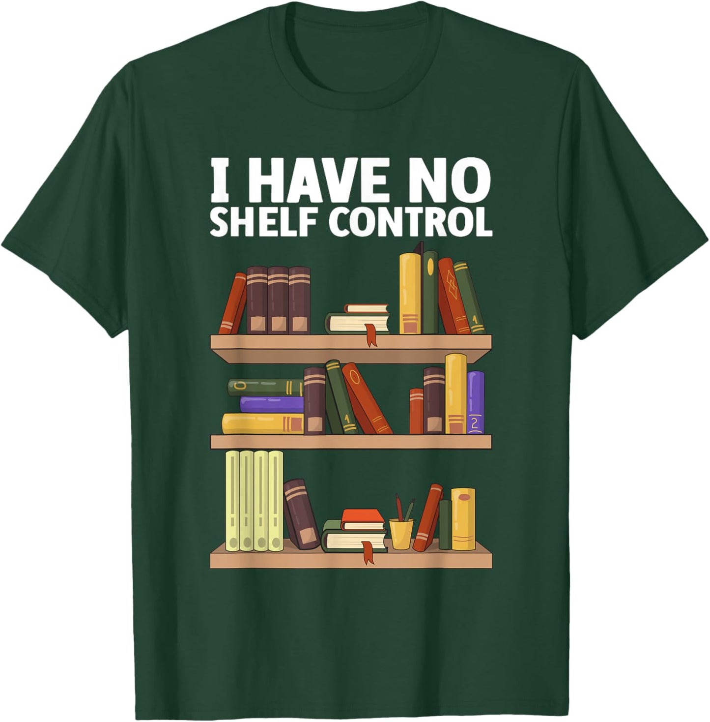 Funny Book Lover Art Women Bookworm Novel Librarian T-Shirt - T-Shirt | Forest