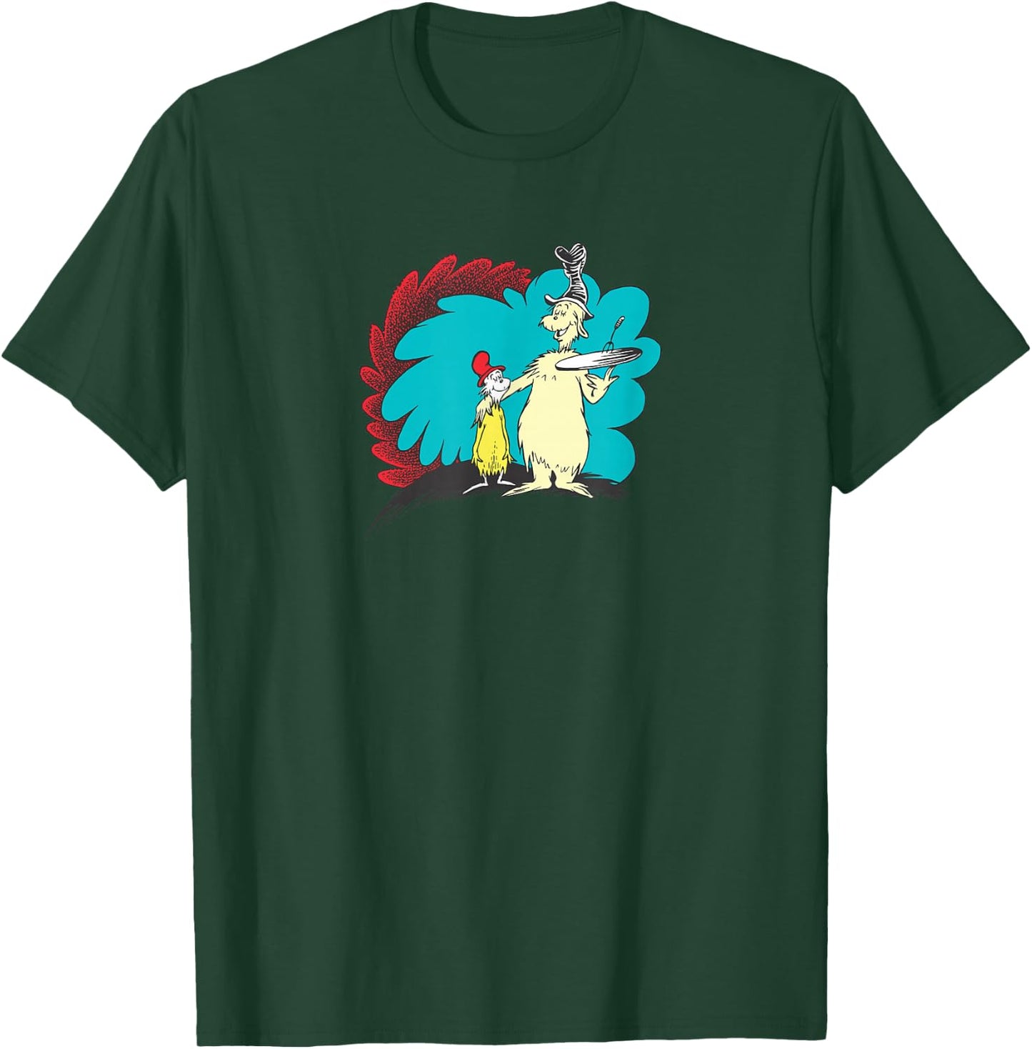 Dr. Seuss Green Eggs and Ham Friends T-Shirt - T-Shirt | Forest