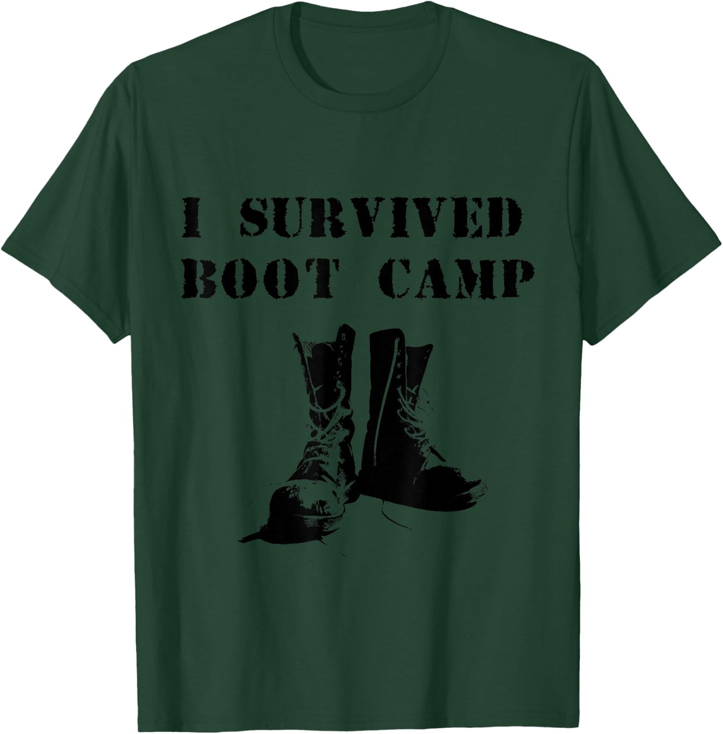 I Survived Boot Camp T-Shirt - T-Shirt | Forest