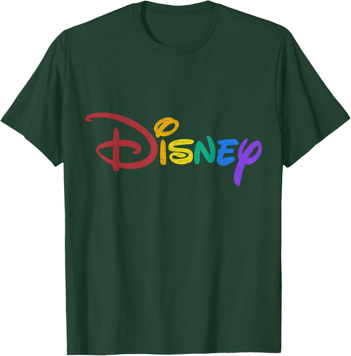 Disney - Rainbow Logo T-Shirt - T-Shirt | Forest