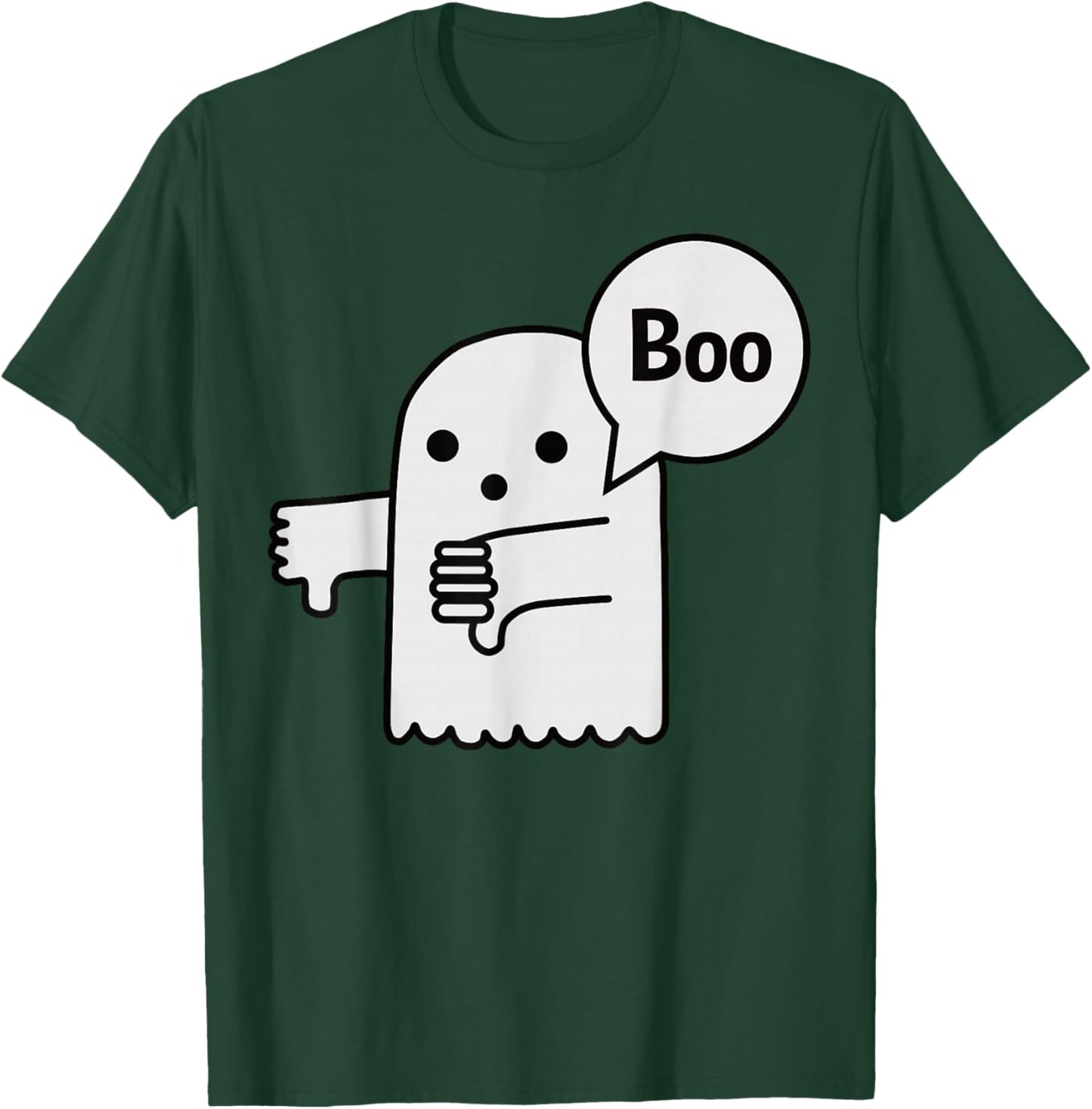 Funny - Boo Ghost T-Shirt - T-Shirt | Forest