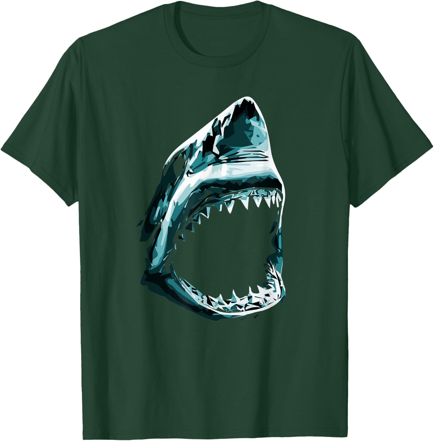 Big Scary Shark for Summer Weeks and Shark Lover Women Kids T-Shirt - T-Shirt | Forest