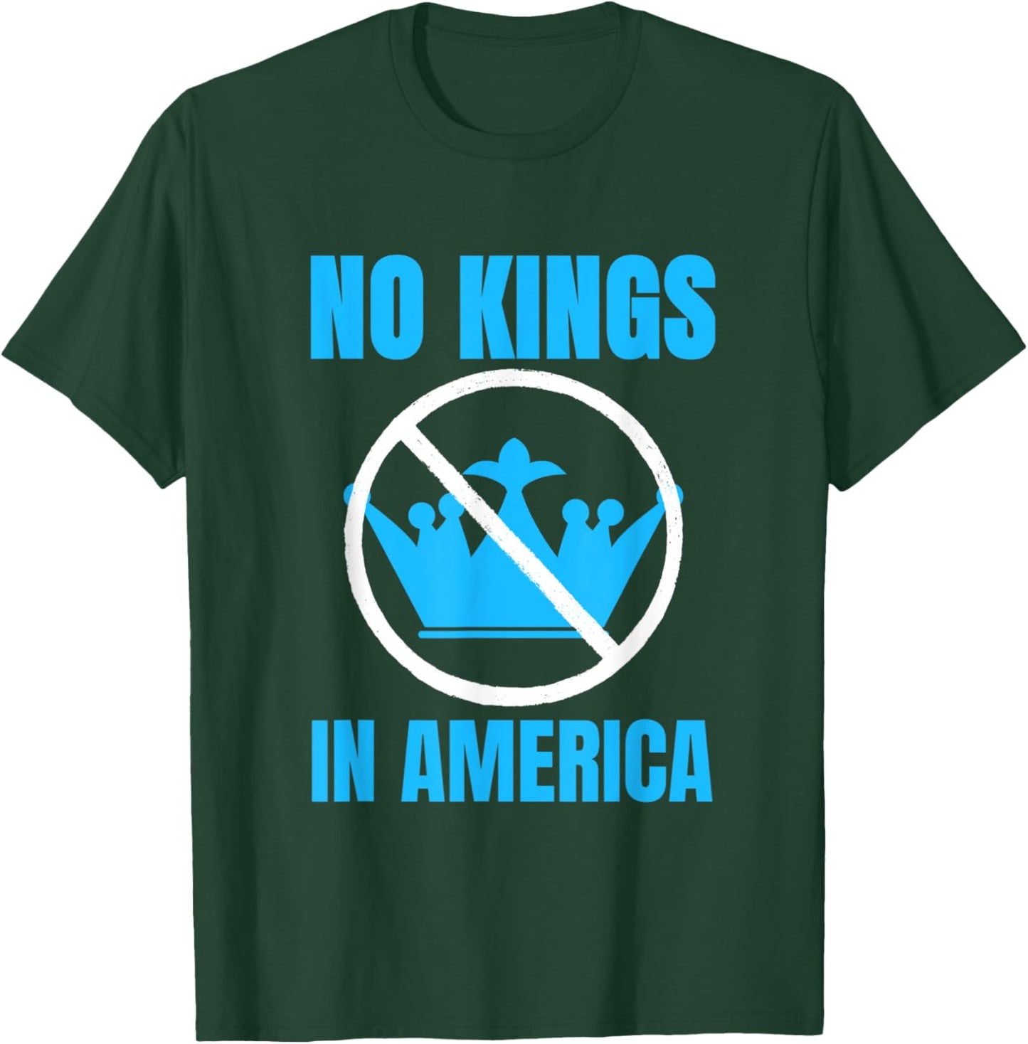 No Kings In America Democracy Court Ruling Saying T-Shirt - T-Shirt | Forest