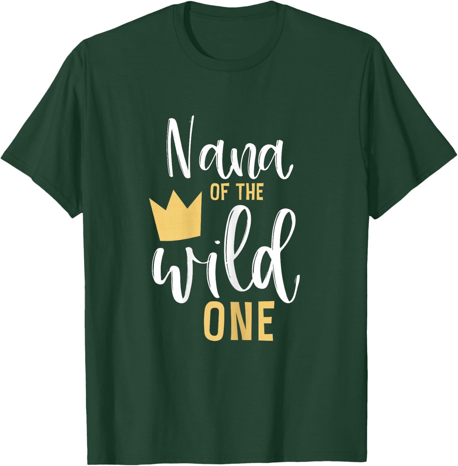 Nana of the Wild One 1st Birthday First Thing Matching T-Shirt - T-Shirt | Forest