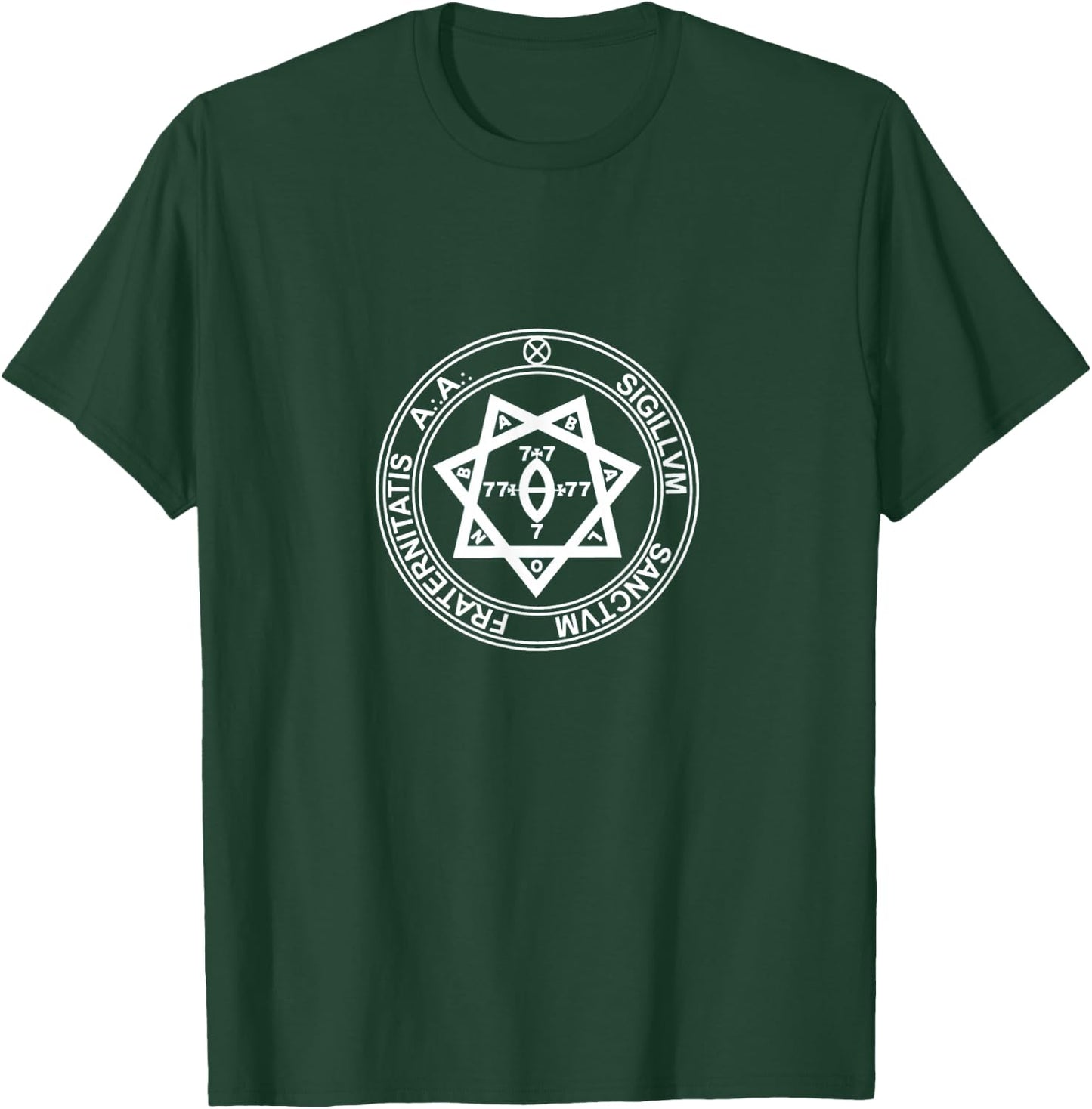Argentum Astrum seal A.A. Thelema magick occult Will Crowley T-Shirt - T-Shirt | Forest