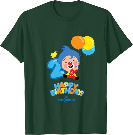 Plim Plim The Kindness Hero - Happy Birthday T-Shirt - T-Shirt | Forest