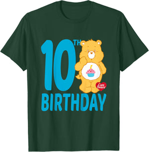 Care Bears Birthday Bear Celebrates A 10th Birthday T-Shirt - T-Shirt | Forest