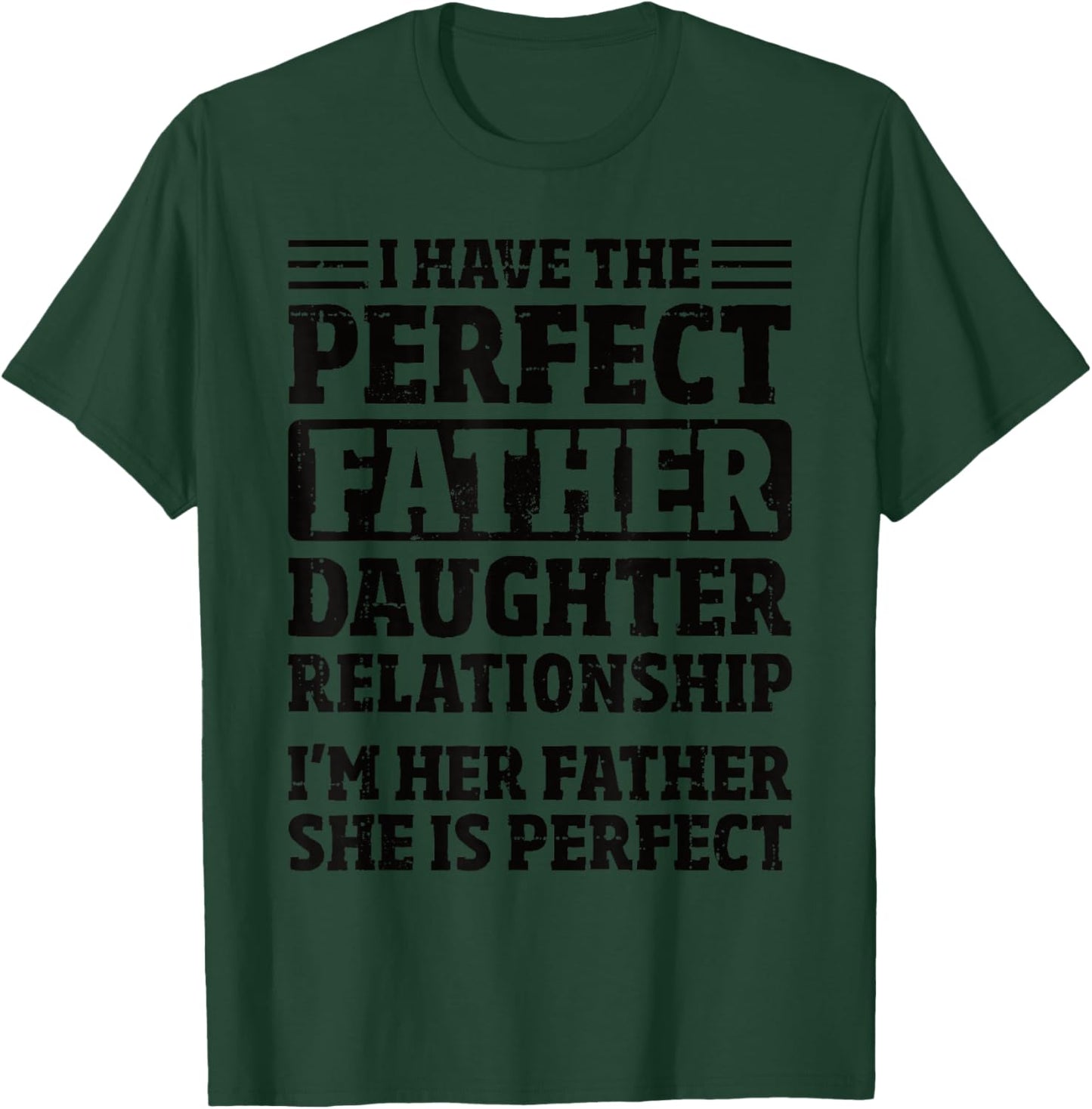 Funny Father Daughter Relationship T-Shirt - T-Shirt | Forest