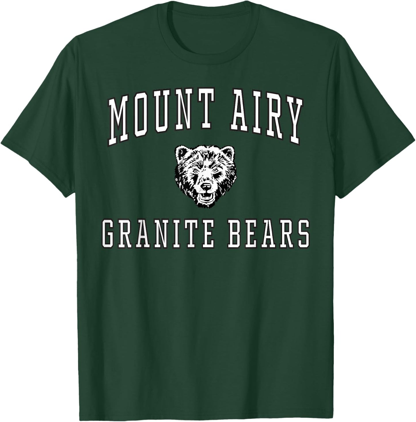 Mount Airy High School Granite Bears C1 T-Shirt - T-Shirt | Forest