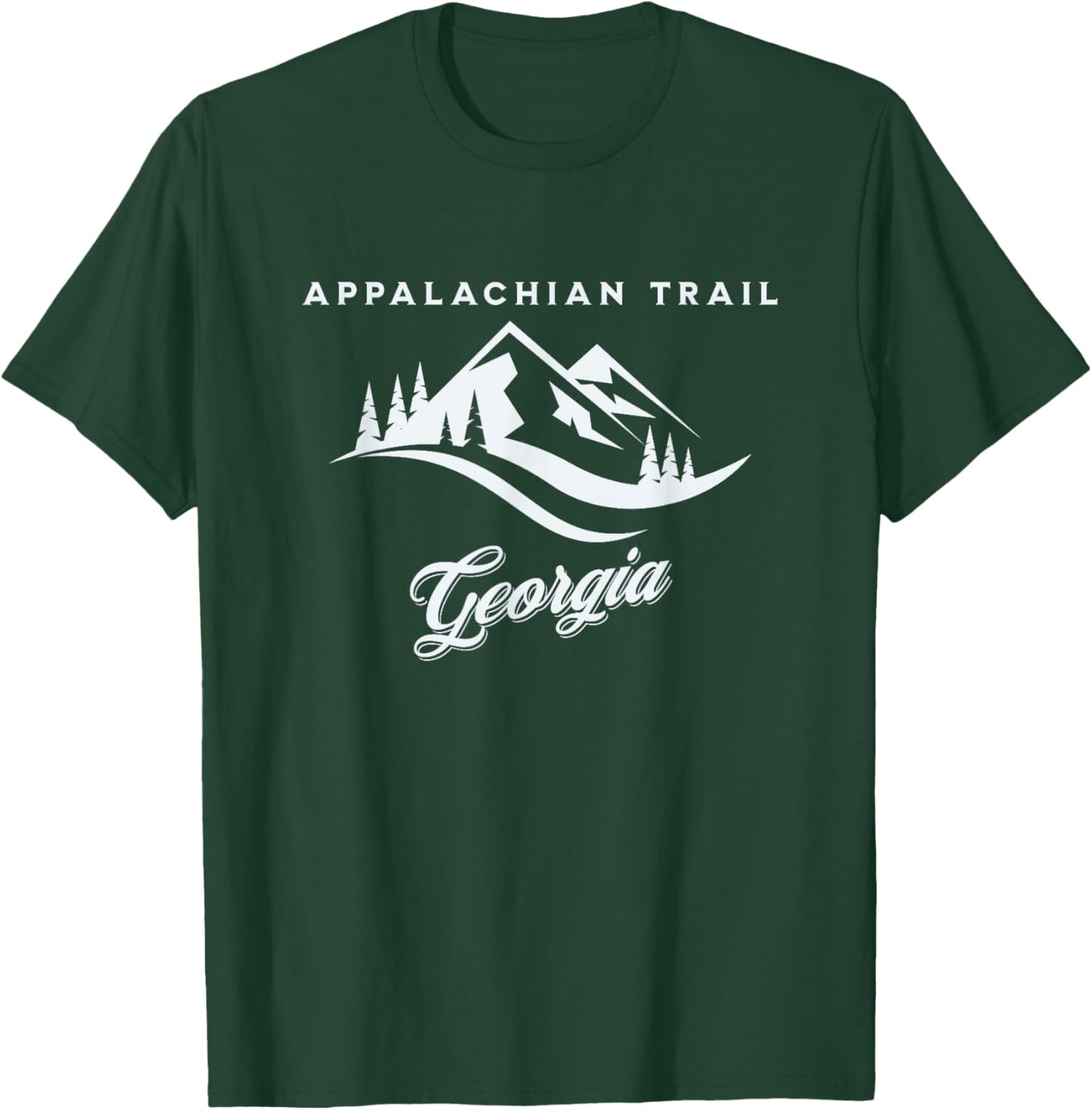 Appalachian Trail Georgia Hiking Scenic Trail T-Shirt - T-Shirt | Forest