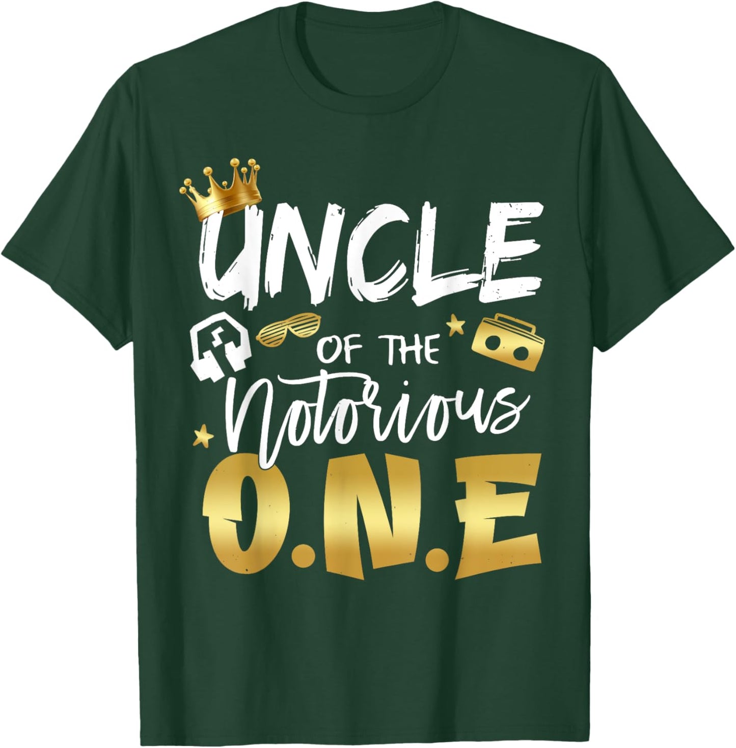 Uncle Of The Notorious One Old School 1st Hip Hop Birthday T-Shirt - T-Shirt | Forest