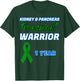 Kidney Pancreas Transplant First Anniversary One Year gift T-Shirt - T-Shirt | Forest